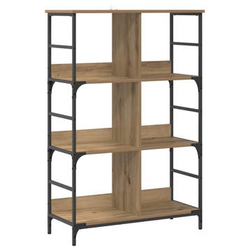 vidaXL Boekenplank Artisanaal eiken 78,5 x 33 x 117,5 cm, Verzenden, Nieuw