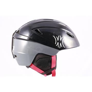 56 57 58 skihelm/snowboardhelm SLOKKER, Black/grey/red, vers, Sport en Fitness, Verzenden, Gebruikt