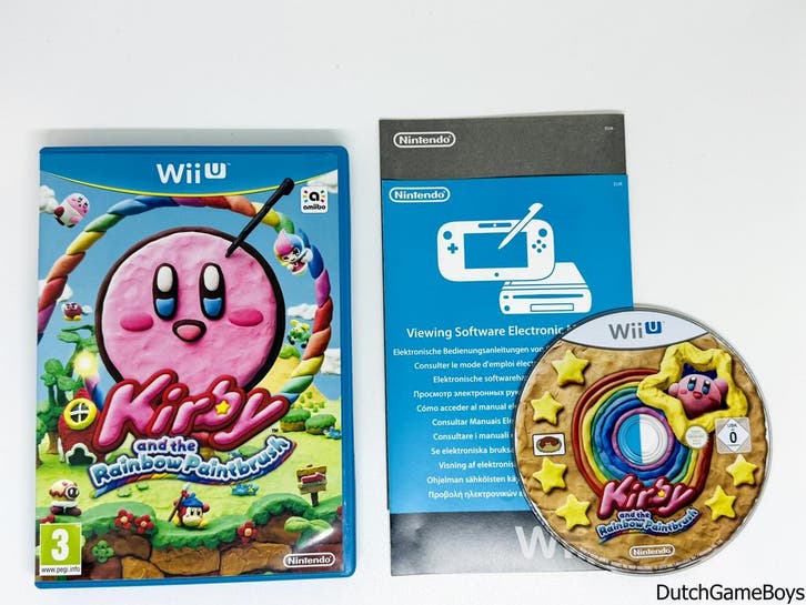 Nintendo Wii U - Kirby And The Rainbow Paintbrush - HOL, Games en Spelcomputers, Games | Nintendo Wii U, Gebruikt, Verzenden