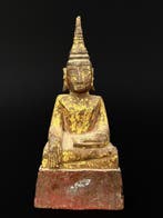 Bouddha - Laos - 19th c. - Sculpture - Laos, Antiquités & Art