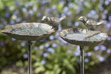 Vasque pour oiseaux - Fonte - 98 cm