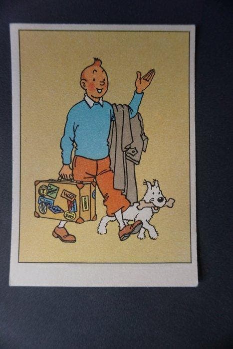 Tintin - 3 postkaart - Casterman - 1955, Livres, BD