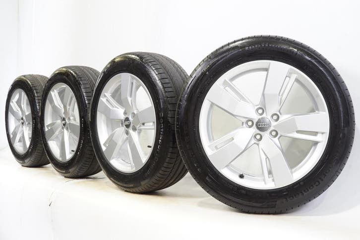 Audi Q5 19 inch velgen + Zomerbanden Continental Origineel, Autos : Pièces & Accessoires, Pneus & Jantes, Enlèvement ou Envoi