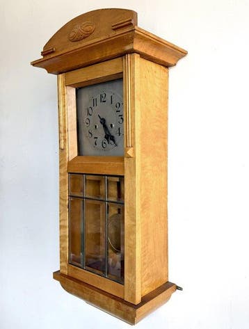 Slingerklok - Gustav Becker - Hout - 1930-1940 - Art Nouveau, Antiek en Kunst