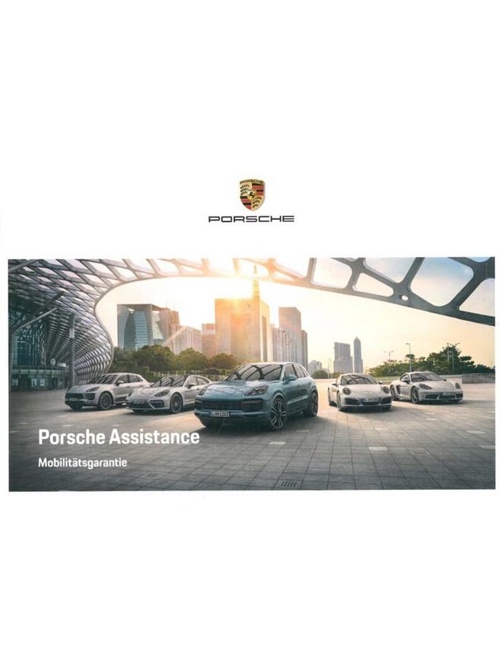 2018 PORSCHE ASSISTANCE INSTRUCTIEBOEKJE DUITS, Auto diversen, Handleidingen en Instructieboekjes