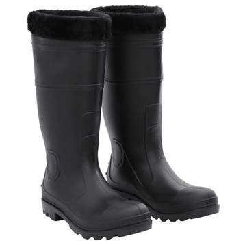 vidaXL Regenlaarzen met verwijderbare sokken maat 43 PVC, Verzenden