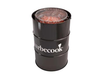 Veiling - Barbecook houtskool barbecue Edson zwart, Nieuw