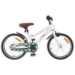vidaXL Kinderfiets 18 Inch voor 5-7 jaar oud Wit, Verzenden