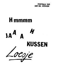 Mmmm jaaah kussen 9789027440433 Loesje, Livres, Littérature, Envoi