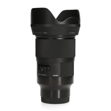Sigma 28mm f/1.4 DG HSM Art - Sony FE - 1 jaar garantie, Ophalen of Verzenden, Zo goed als nieuw