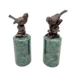 Figurine (2) - Bronze, Marbre