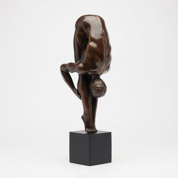 sculptuur, NO RESERVE PRICE - Sculpture of a Bronze Diver -