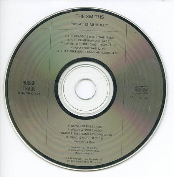 Smiths, The - Meat Is Murder (CD, 1986), CD & DVD, CD | Rock, Envoi
