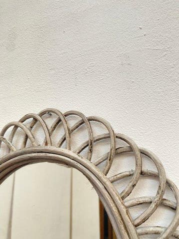 Wandspiegel - Rattan