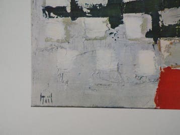 Nicolas de Staël (1914-1955) - Composition abstraite en, Antiek en Kunst