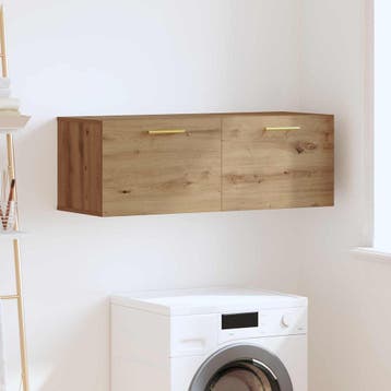 vidaXL Wandkast 100 x 36.5 x 35 cm Bewerkt hout, Verzenden