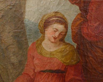 Angelica Kaufmann (1741-1807), Seguace di - Sacra Famiglia