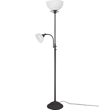 LED Vloerlamp Trion City - Metalen 2-lichts vloerlamp met E2, Verzenden, Nieuw