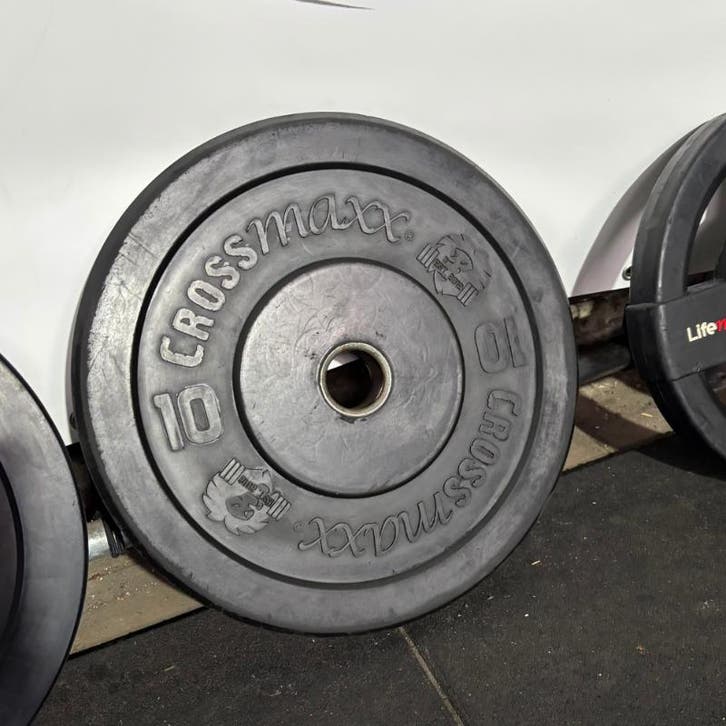 Lifemaxx - Crossmaxx - Halterschijven - Bumper Plates - 1,5, Sports & Fitness, Équipement de fitness, Enlèvement ou Envoi