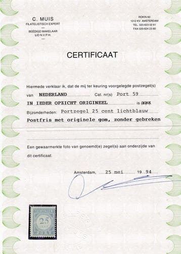 Pays-Bas 1912 - Timbres-poste - NVPH P44/P60