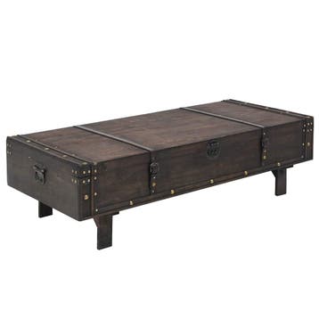 vidaXL Salontafel vintage stijl 120x55x35 cm multiplex, Verzenden