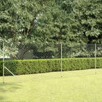 vidaXL Gaashek met palen 15x1,5 m gegalvaniseerd staal, Verzenden, Nieuw