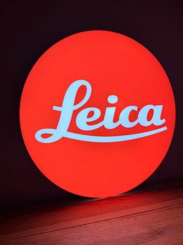 Leica - Panneau publicitaire rétroéclairé - Aluminium,