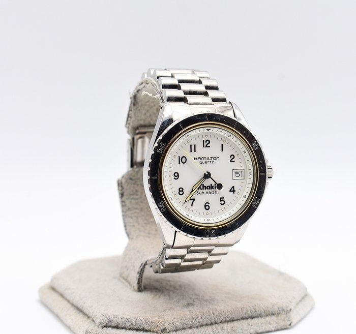 Hamilton - Khaki - Sans prix de réserve - Quartz - Sub 660 -, Bijoux, Sacs & Beauté, Montres | Hommes