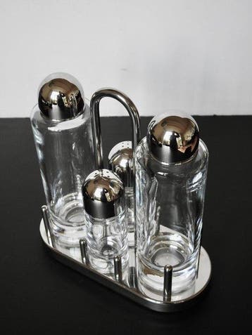 Alessi - Ettore Sottsass - Olie-en-azijnstelletje -