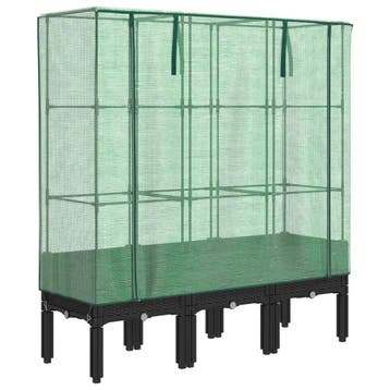 Bac a fleurs sureleve avec serre 120x40x140cm - Retour cl..., Verzenden