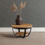Salontafel Mangohout Rond Maeve 65 cm, Verzenden