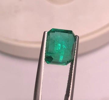 1 pcs Émeraude - 6.48 ct - GUILD Gem Laboratory - Émeraude