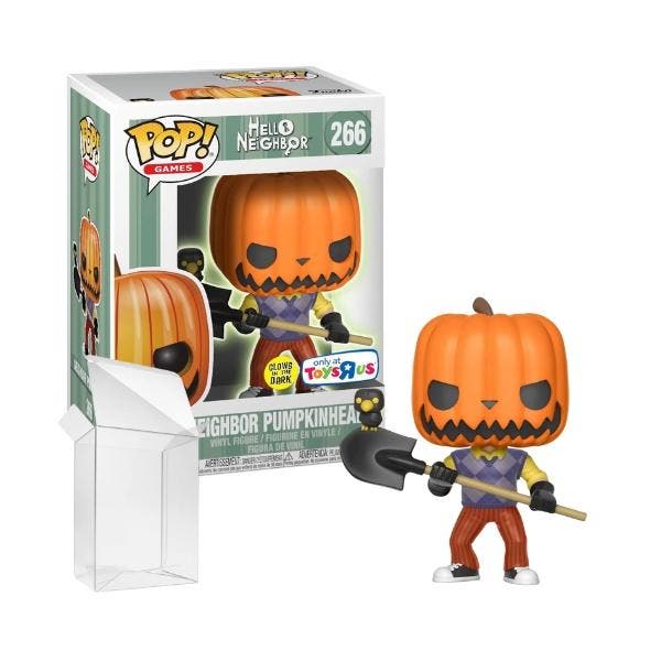 Funko Pop!  Hello Neighbor - Neighbor Pumpkinhead #266, Collections, Jouets miniatures, Envoi