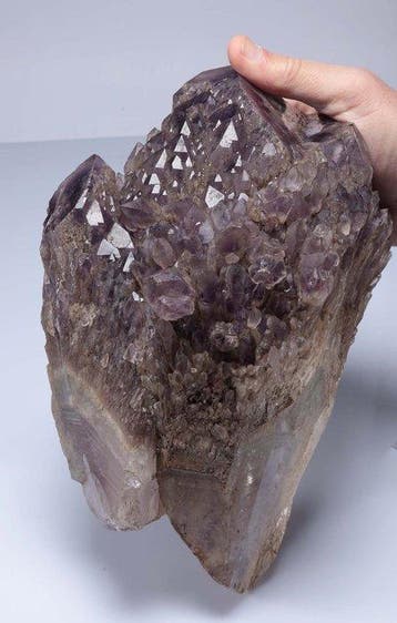 amethist Ruw - Hoogte: 29 cm - Breedte: 18 cm- 6.77 kg -, Verzamelen, Mineralen en Fossielen