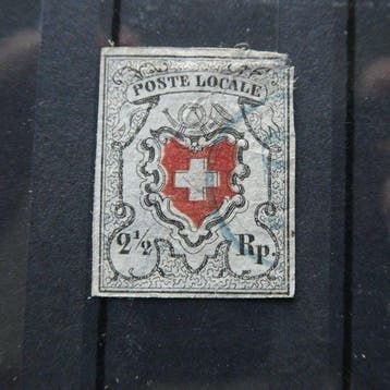 Zwitserland - CH 1850 Lokaalpost 14I Type 14 SBK Fr., Gestempeld