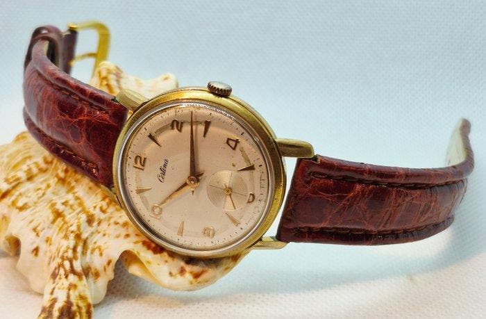 Certina - Jumbo 39 mm - [cal. KF 330] - Gold Plated G20 -, Bijoux, Sacs & Beauté, Montres | Hommes