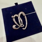 Ornement décoratif - Swarovski - broche en cristal à ruban, Antiquités & Art