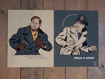 Jacobs, E.P. - 2 Silkscreen - Blake & Mortimer - Archives, Nieuw
