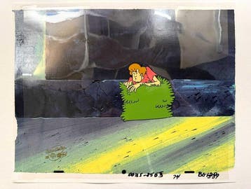 Scooby-Doo (1985) : Shaggy originele animatieproductiecel -, Cd's en Dvd's, Nieuw in verpakking