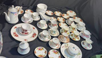 Gustavsberg, Royal Albert - Tafelservies (43) - Porselein,, Antiek en Kunst