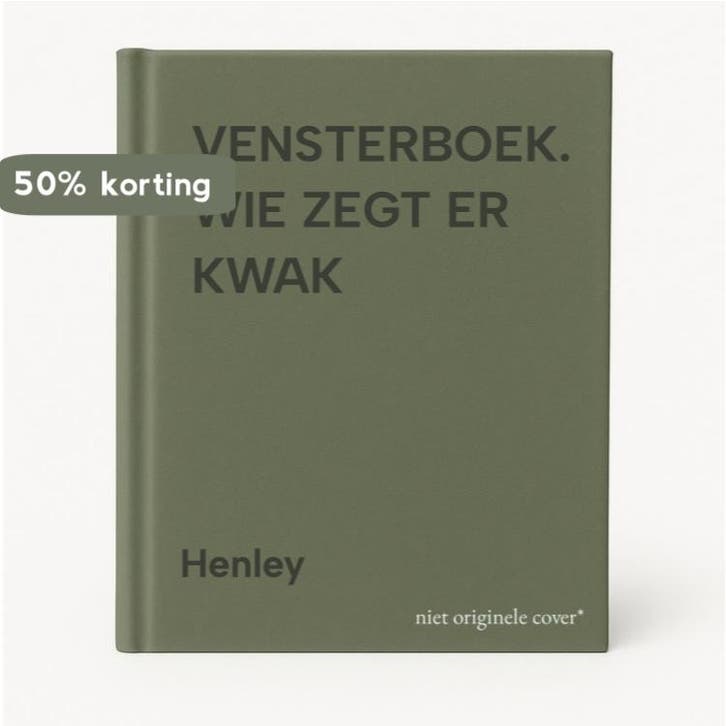 VENSTERBOEK. WIE ZEGT ER KWAK 9789020688924 Henley, Livres, Livres pour enfants | 0 an et plus, Envoi