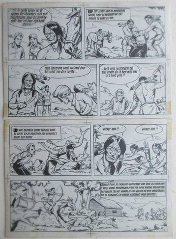 Bessy 85 - Originele pagina (p.26) - De drie vlechten - 1, Boeken, Nieuw