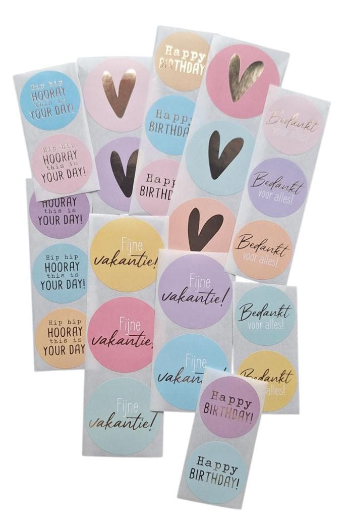 Voorjaarsmix 25 stickers (Stickermix), Hobby en Vrije tijd, Stickers en Plaatjes, Sticker, Nieuw, Ophalen of Verzenden