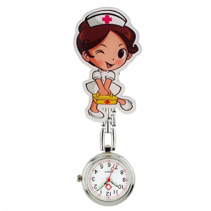 Fako - Verpleegstershorloge - Acryl - Zuster Verbanddoos, Bijoux, Sacs & Beauté, Montres | Femmes, Envoi