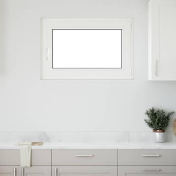 vidaXL Kleur binnenkant kelderraam Wit RISOR 90 x 50 cm, Verzenden