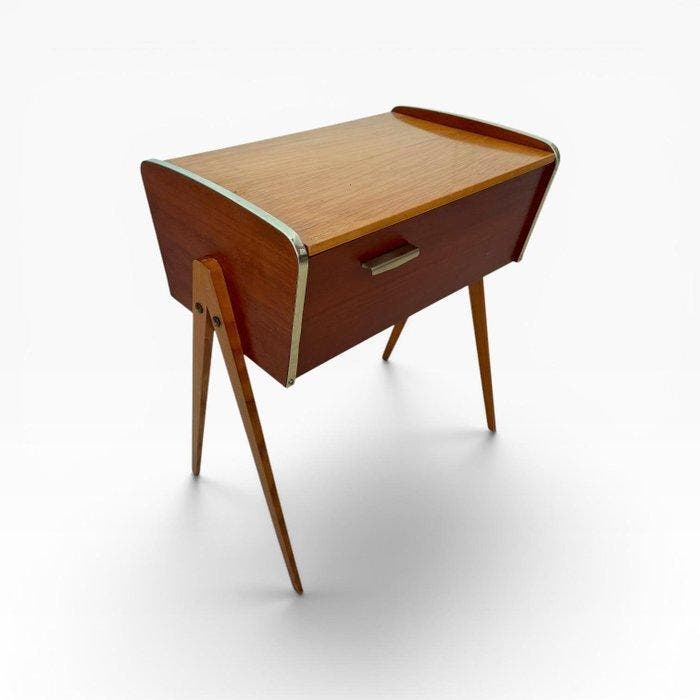 Boîte à couture - Bois, placage en bois véritable, Antiek en Kunst, Kunst | Designobjecten