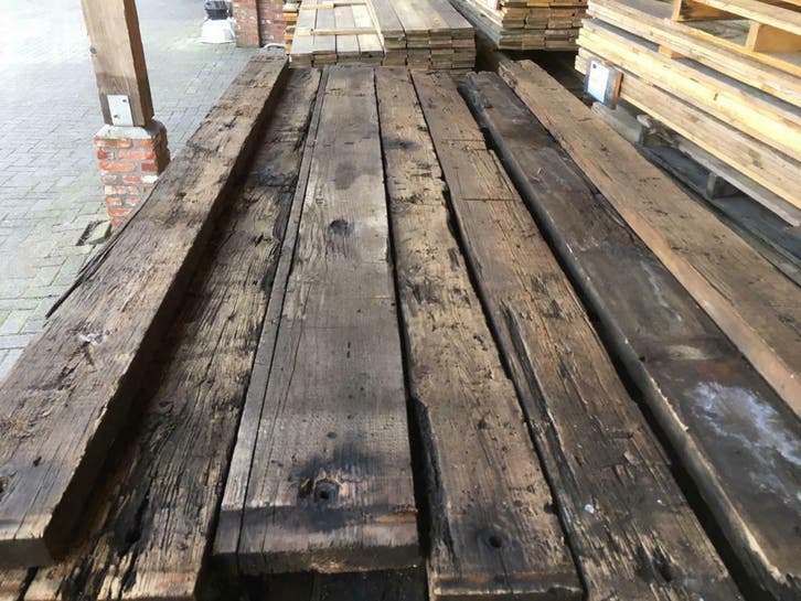 Recuperatiehout voor winkel, horeca, en thuis. vloer en wand, Bricolage & Construction, Bois & Planches