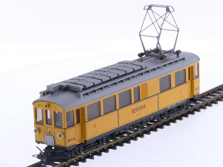 Schaal H0m Bemo 1268 164 elektrisch nostalgisch treinstel..., Hobby & Loisirs créatifs, Trains miniatures | HO, Enlèvement ou Envoi