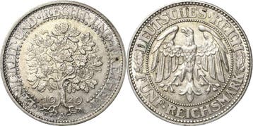 5 Reichsmark 1929 (MuntenenBankbiljetten-Duitslandvanaf1871), Verzenden