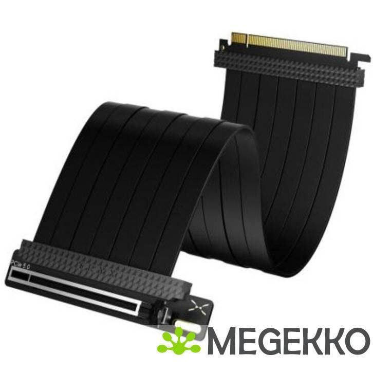 TRYX STRING PCIe 5.0 x16 Riser Kabel 300mm Zwart, Computers en Software, Pc- en Netwerkkabels, Nieuw, Verzenden